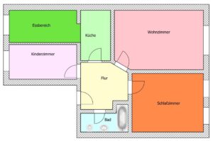 Grundriss 2. OG Haus 2
